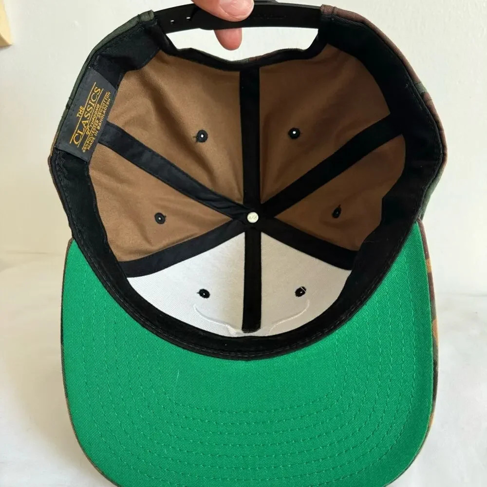 Yupoong The Classics LONGHORN SKULL Camouflage Adjustable Snapback Cap ‎ for Men - Picture 5 of 7